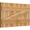 Ekena Millwork Joined Board-n-Batten Shutters w/Z-Bar, Rough Sawn Western Red Cedar, 32 1/4W x 18H, PR RBJ06Z32X018RWR - alternate 2